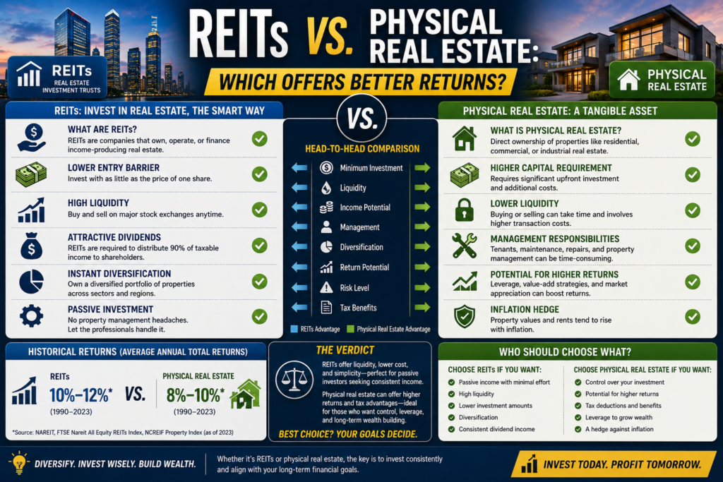 REITs vs. physical real estate