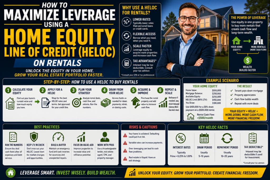 Credit (HELOC) on rentals