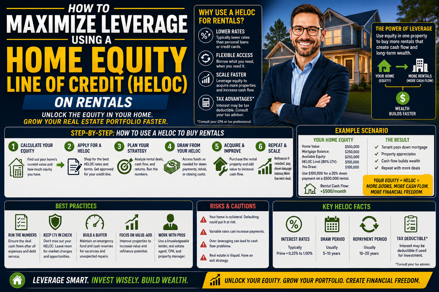 Credit (HELOC) on rentals