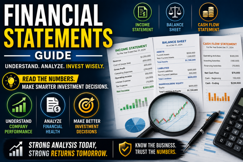 Financial Statements: A Complete Beginner's Guide to Understanding a Company's Financial Health