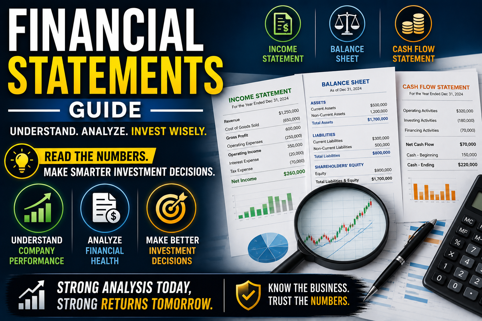 Financial Statements: A Complete Beginner's Guide to Understanding a Company's Financial Health