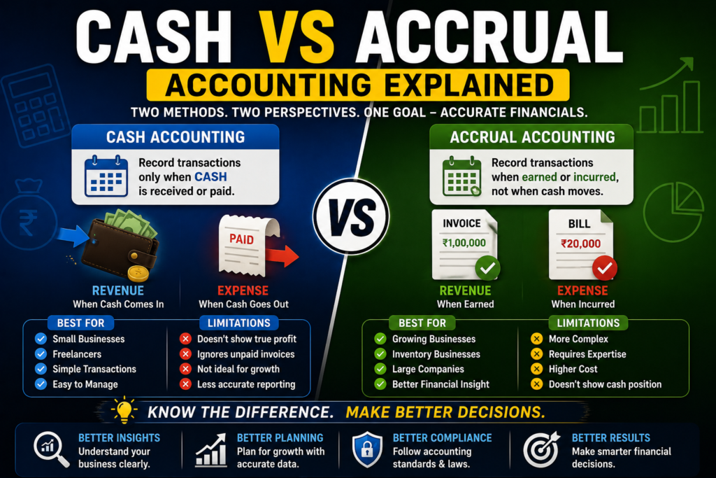 Cash vs Accrual Accounting: Understanding the Key Differences