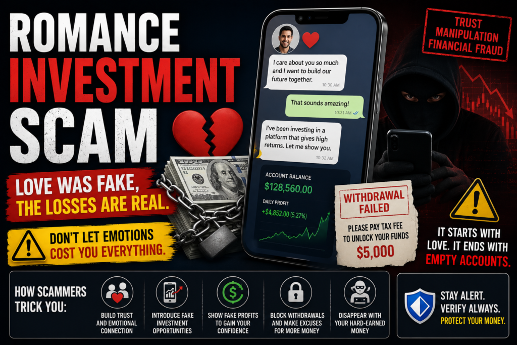 Romance Investment Scam: How Fraudsters Build Trust Before Stealing Your Money