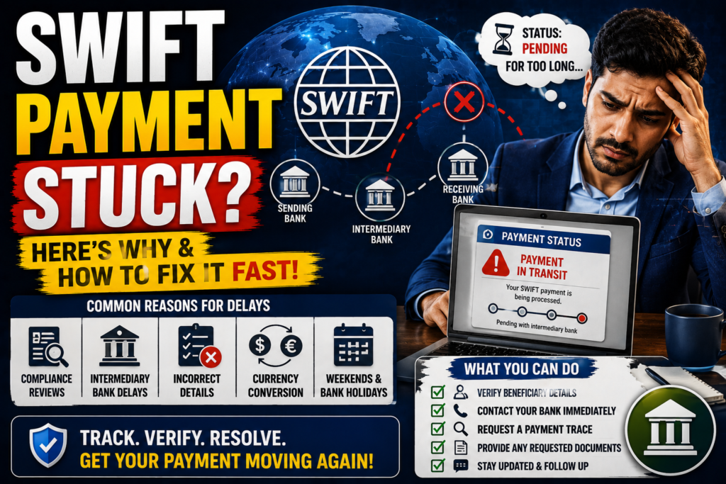 Why Is My SWIFT Payment Stuck? Common Causes and How to Resolve Delayed International Transfers