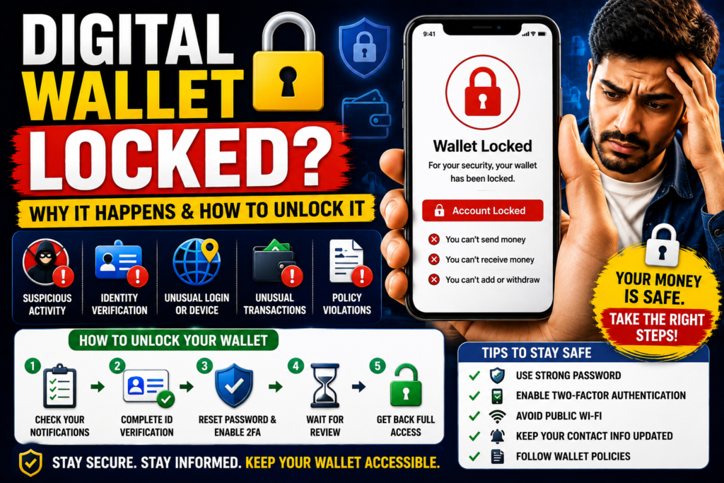 Digital Wallet Locked: Why It Happens and How to Regain Access Safely